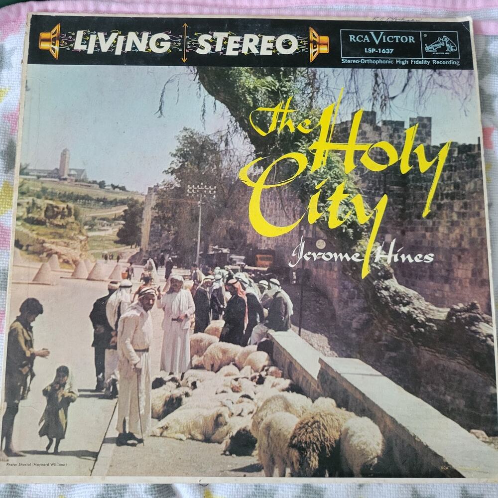 Jerome Hines The Holy City 1958 RCA Victor LSP-1637 VG+